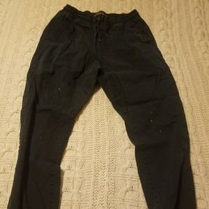 Black Khaki Joggers
